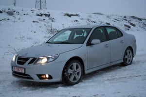 Saab 9-3 winter driving