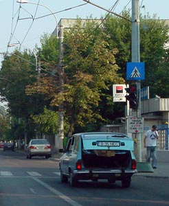Bucuresti trecere de pietoni Calea Grivitei