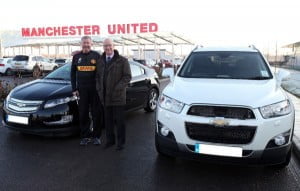 Sir Alex Ferguson Manchester United Chevrolet Volt