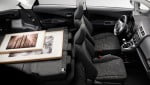 Subaru Trezia folded seats