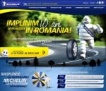 Website 10 ani Michelin in Romania