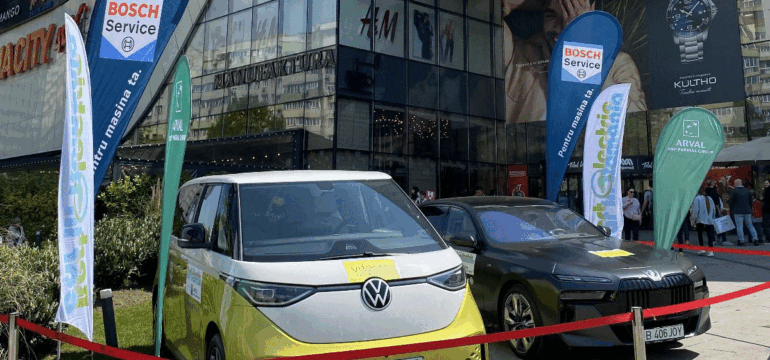 <strong>Cele 7 finaliste ale competiției Best Electric Car în Romania 2023 sunt expuse la Mega Mall București de Ziua Pământului, pe 22 aprilie.</strong>